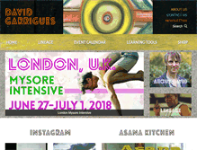 Tablet Screenshot of davidgarrigues.com